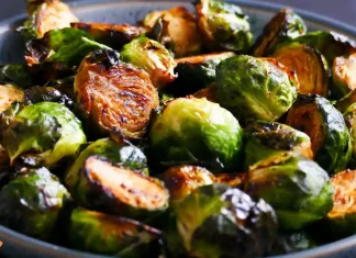 Chicken Wings And Brussel Sprouts