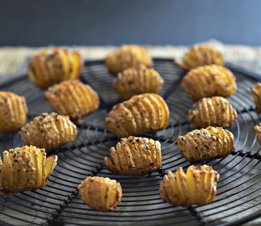 Baby Hasselback Potatoes