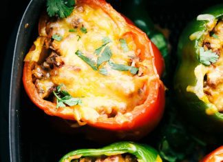 how do i cook stuffed peppers in an air fryer