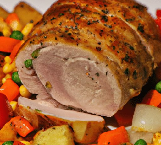 can i cook stuffed pork loin in an air fryer