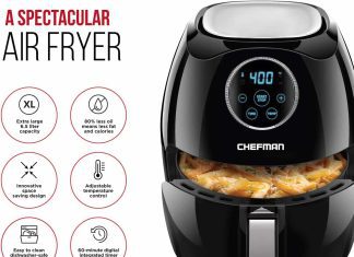 chefman large air fryer review