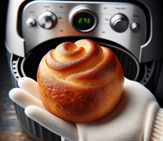 how do you make bread or rolls in an air fryer