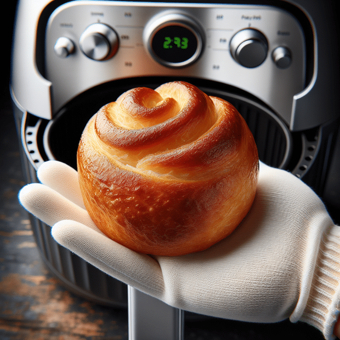 how do you make bread or rolls in an air fryer