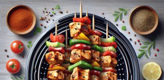 how do you make kabobs or skewers in an air fryer 1