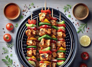 how do you make kabobs or skewers in an air fryer 1