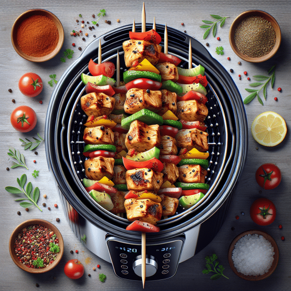 How Do You Make Kabobs Or Skewers In An Air Fryer?