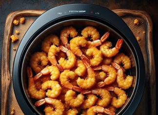 how do you make snacks like popcorn shrimp in an air fryer 1