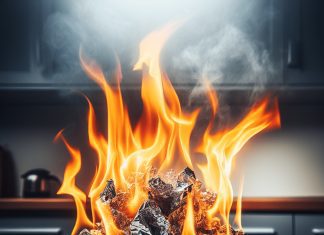 is aluminum foil in an air fryer a fire hazard safety tips