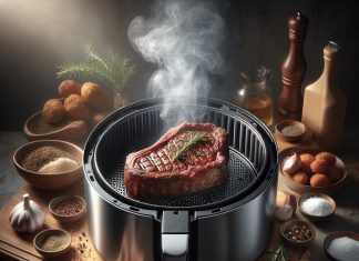 how do you cook ribeye steak in an air fryer 4