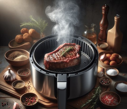 how do you cook ribeye steak in an air fryer 4