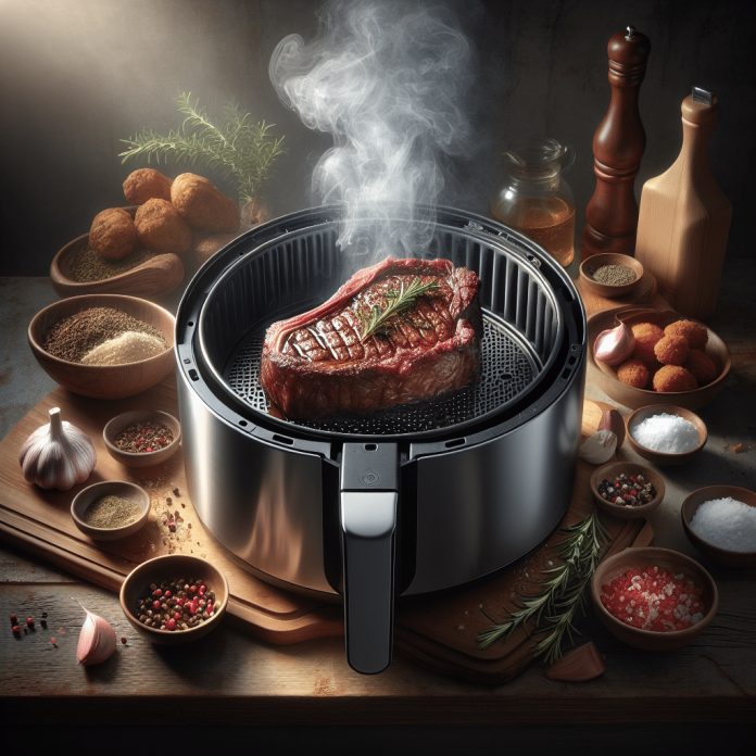 how do you cook ribeye steak in an air fryer 4