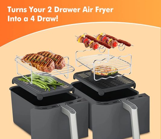 dual basket air fryer accessories review