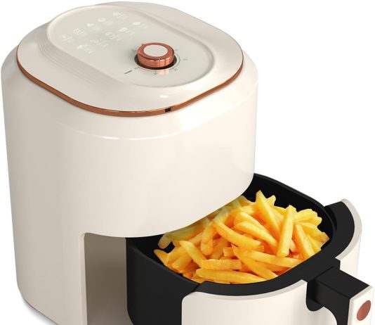 air fryer 8 quart family size electric cooker oilless with 10 cooking functions lcd digital touch screen with precise te