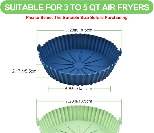 air fryer paper liners 100pcs non stick oil resistant air fryer parchment paper liners 8 inch air fryer liners disposabl 2