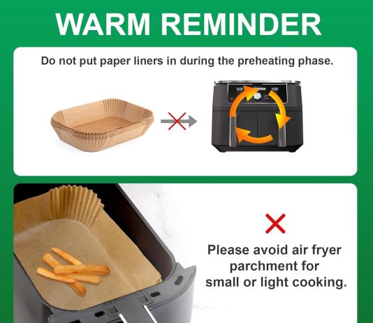 siudangka air fryer liners for ninja air fryer 100 pcs air fryer disposable paper liner air fryer accessories for ninja 1 3