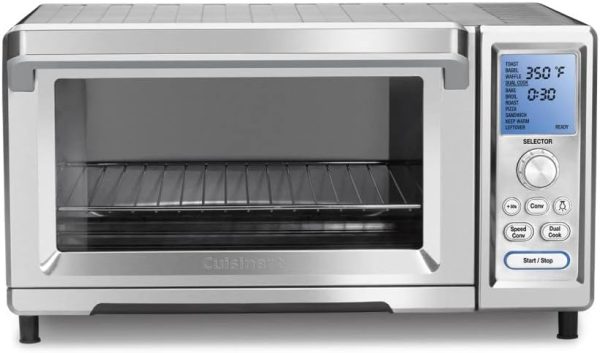 Cuisinart Convection Toaster Oven, Stainless Steel, 16.93D x 20.87W x 11.42H, TOB-260N1
