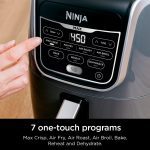 Ninja AF101 4 Quart Air Fryer that Crisps, Roasts, Reheats, & Dehydrates, Grey - Image 2