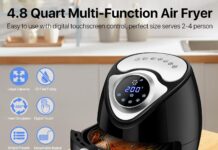 Flexzion Electric Air Fryer Cooker 1400W review