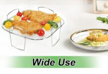 BYKITCHEN 8 Inch Square Air Fryer Rack review