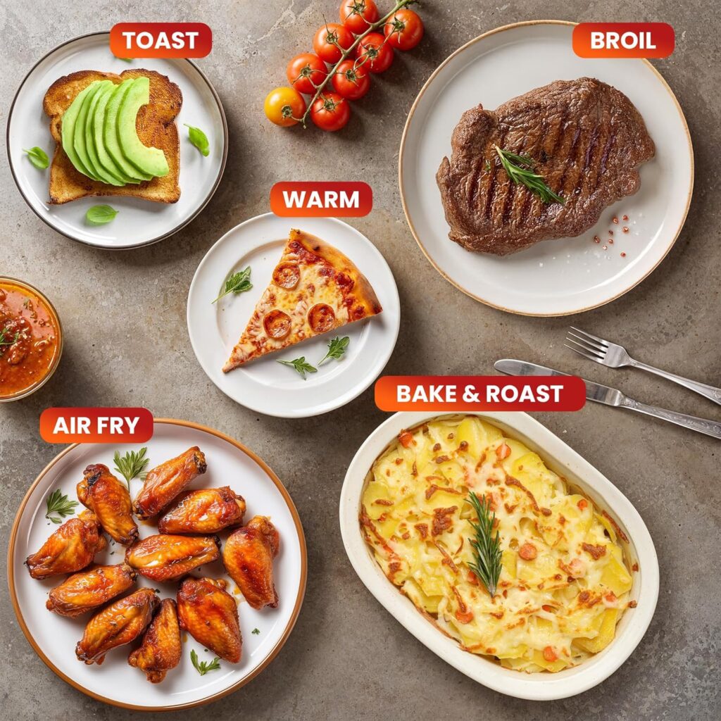 Elite Gourmet ETO-4510M French Door 47.5Qt, 18-Slice Convection Oven 4-Control Knobs, Bake Broil Toast Rotisserie Keep Warm, Includes 2 x 12 Pizza Racks, Stainless Steel Elite Gourmet ETO-4510M French Door 47.5Qt, 18-Slice Convection Oven 4-Control Knobs, Bake Broil Toast Rotisserie Keep Warm, Includes 2 x 12 Pizza Racks, Stainless Steel