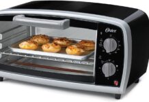 Oster Toaster Oven, 4 Slice, Black (TSSTTVVG01) review