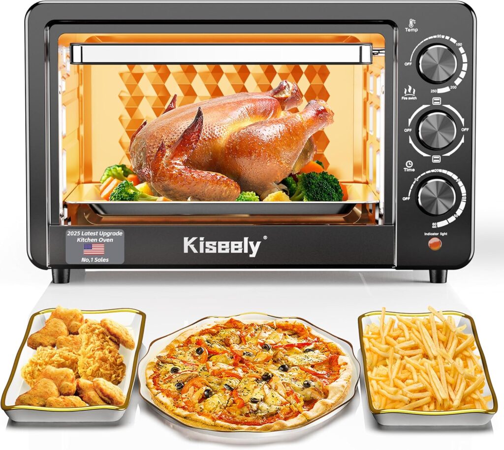 Toaster Oven Countertop, 22L Large Stainless Oven with Adjustable Temperatures and Timer, Multifunction Toaster Oven for Bake, Roast, Broil, Toast, Includes Baking Pan, Rack (BD1) Toaster Oven Countertop, 22L Large Stainless Oven with Adjustable Temperatures and Timer, Multifunction Toaster Oven for Bake, Roast, Broil, Toast, Includes Baking Pan, Rack (BD1)