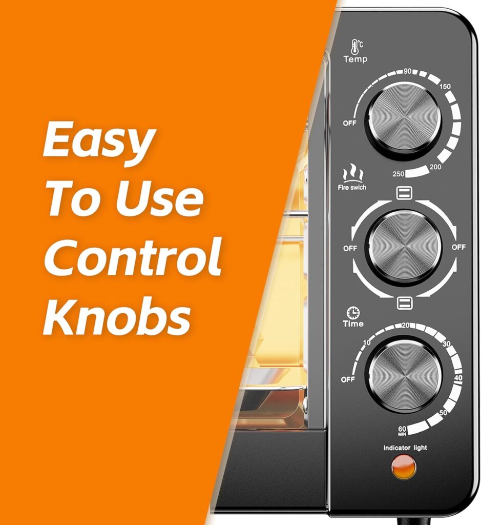 Toaster Oven Countertop, 22L Large Stainless Oven with Adjustable Temperatures and Timer, Multifunction Toaster Oven for Bake, Roast, Broil, Toast, Includes Baking Pan, Rack (BD1) Toaster Oven Countertop, 22L Large Stainless Oven with Adjustable Temperatures and Timer, Multifunction Toaster Oven for Bake, Roast, Broil, Toast, Includes Baking Pan, Rack (BD1)