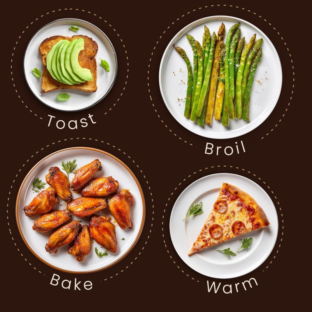 Elite Gourmet ETO490 9L/4 Slice Countertop Toaster Oven with 30-Minute Timer, Adjustable Temperature Control, Includes Baking Pan and Wire Rack, Bake, Broil, Toast, Black Elite Gourmet ETO490 9L/4 Slice Countertop Toaster Oven with 30-Minute Timer, Adjustable Temperature Control, Includes Baking Pan and Wire Rack, Bake, Broil, Toast, Black