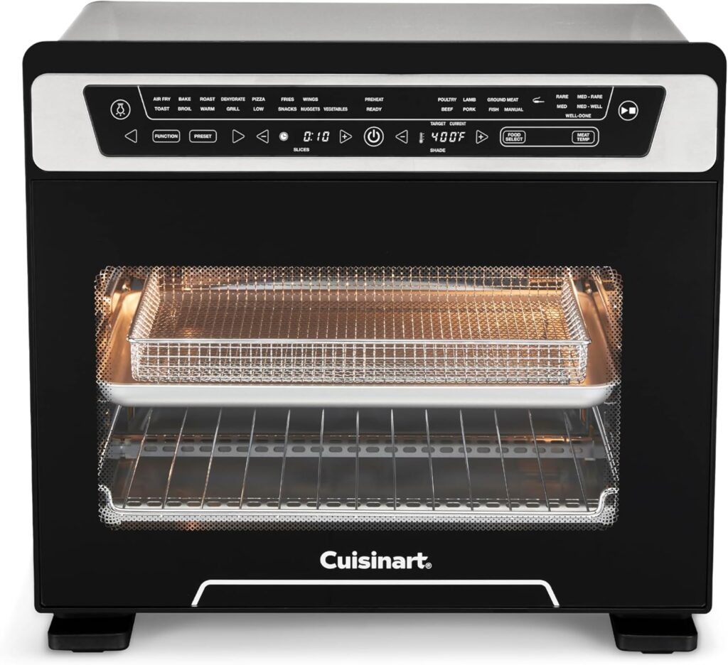 Cuisinart 15-in-1 Extra-Large Digital Air Fryer Oven with 9x13 2-in-1 Pan, Air Fry Lbs of Wings, Cook a Lb Turkey or 5+ Lb Chicken, Toast Slices of Bread, and Bake a Pizza, TOA-112 Cuisinart 15-in-1 Extra-Large Digital Air Fryer Oven with 9x13 2-in-1 Pan, Air Fry Lbs of Wings, Cook a Lb Turkey or 5+ Lb Chicken, Toast Slices of Bread, and Bake a Pizza, TOA-112