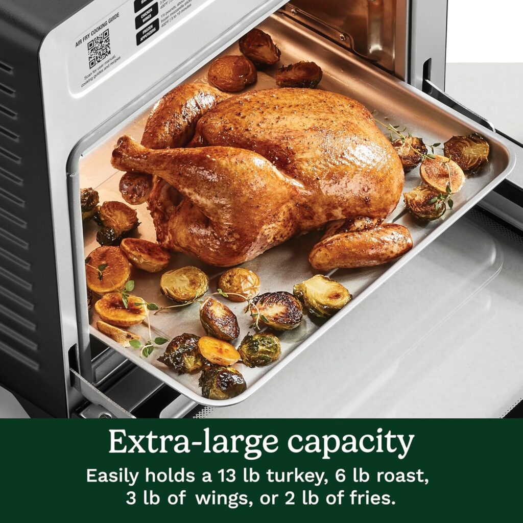 Cuisinart 15-in-1 Extra-Large Digital Air Fryer Oven with 9x13 2-in-1 Pan, Air Fry Lbs of Wings, Cook a Lb Turkey or 5+ Lb Chicken, Toast Slices of Bread, and Bake a Pizza, TOA-112 Cuisinart 15-in-1 Extra-Large Digital Air Fryer Oven with 9x13 2-in-1 Pan, Air Fry Lbs of Wings, Cook a Lb Turkey or 5+ Lb Chicken, Toast Slices of Bread, and Bake a Pizza, TOA-112