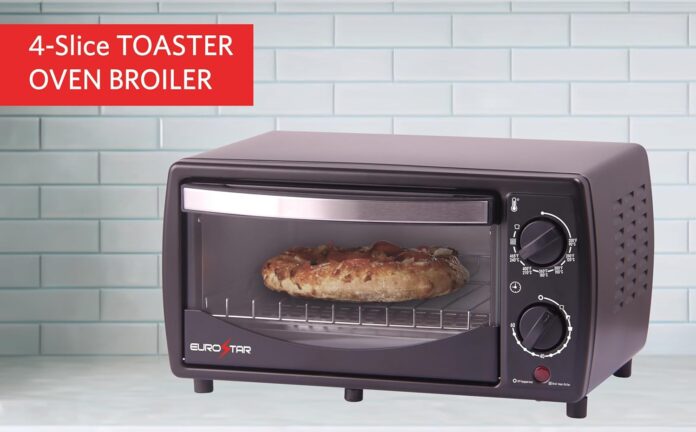 eurostar-to900b-4-slice-toaster-oven-broiler-black