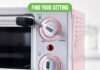 GreenLife Countertop Toaster Oven Air Fryer Stainless Steel, Healthy Ceramic Nonstick, PFAS Free, Tray & Basket, Bake, Broil, Reheat, Adjustable Temp & Time Control, Auto Shutoff, Pink