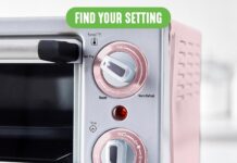 GreenLife Countertop Toaster Oven Air Fryer Stainless Steel, Healthy Ceramic Nonstick, PFAS Free, Tray & Basket, Bake, Broil, Reheat, Adjustable Temp & Time Control, Auto Shutoff, Pink