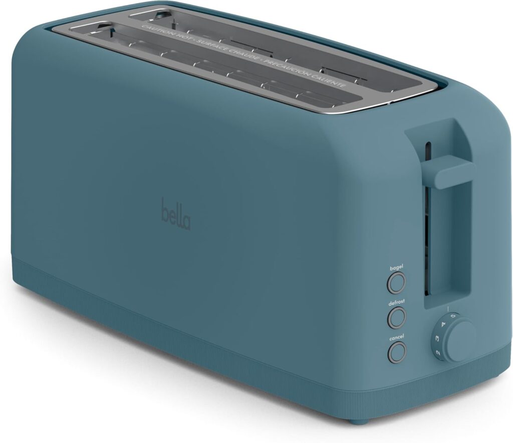 bella Slice Slim Toaster, Fits-anywhere™ Kitchenware, Setting Shade Control with Reheat Cancel Buttons, Fits sourdough, 10” Long Slot, Anti Jam Auto Shutoff, Watt, Oatmilk bella Slice Slim Toaster, Fits-anywhere™ Kitchenware, Setting Shade Control with Reheat Cancel Buttons, Fits sourdough, 10” Long Slot, Anti Jam Auto Shutoff, Watt, Oatmilk
