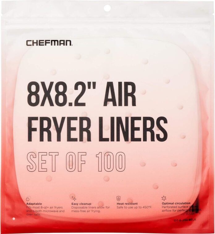 chefman-disposable-air-fryer-liners-heat-resistant-parchment-paper-for-baskets-pack-8x-8-square