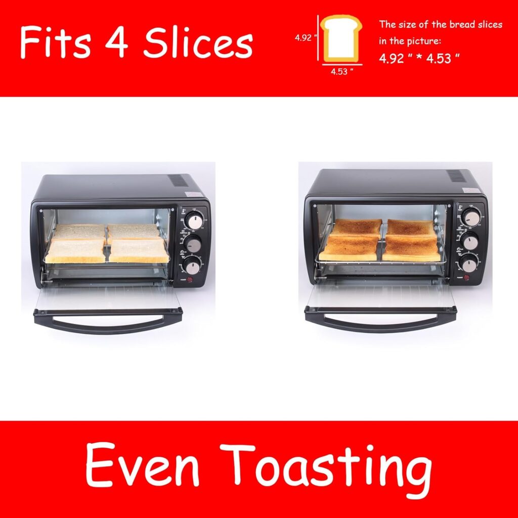 GT12 Black Countertop Toaster Oven, 12L Compact Small Oven, 1200W, Fits Slices, Cooking Modes, 60-Min Timer Adjustable Temperature, For Toast, Bake Broil, Ideal for Apartment Dorm GT12 Black Countertop Toaster Oven, 12L Compact Small Oven, 1200W, Fits Slices, Cooking Modes, 60-Min Timer Adjustable Temperature, For Toast, Bake Broil, Ideal for Apartment Dorm