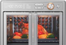 Midea Flexify Pro French Door Air Fryer Toaster Oven, Premium Cooking Experience with Precision Heat, Easy-Clean Enamel Interior & Modern Control, 26.4 QT