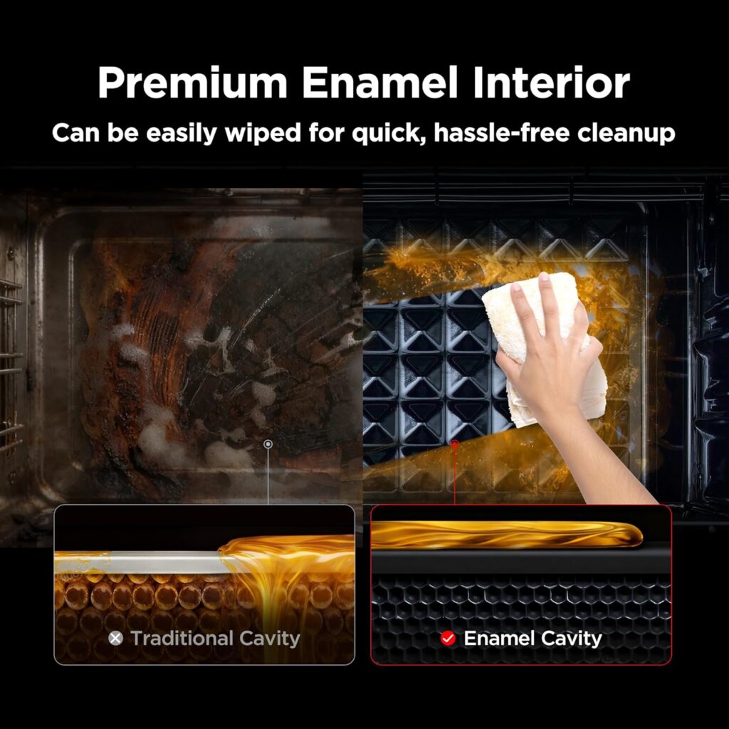 Midea Flexify Pro French Door Air Fryer Toaster Oven, Premium Cooking Experience with Precision Heat, Easy-Clean Enamel Interior Modern Control, 26.4 QT Midea Flexify Pro French Door Air Fryer Toaster Oven, Premium Cooking Experience with Precision Heat, Easy-Clean Enamel Interior Modern Control, 26.4 QT