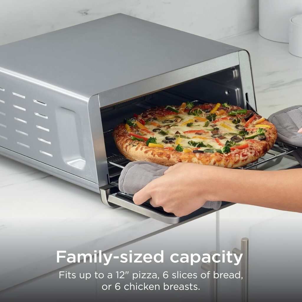 Ninja Air Fryer Toaster Oven Combo | 8-in-1 Functionality | Flip Up Away for Storage Space | Air Fry Basket, Sheet Pan, Wire Rack Removable Crumb Tray |1800 Watt | Stainless Steel | SP151 Ninja Air Fryer Toaster Oven Combo | 8-in-1 Functionality | Flip Up Away for Storage Space | Air Fry Basket, Sheet Pan, Wire Rack Removable Crumb Tray |1800 Watt | Stainless Steel | SP151
