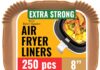 Air Fryer Liners for Ninja, 125 Pcs Round Disposable Airfryer Paper Liners – Non-Stick and Oil Proof for Easy Cleanup, Great for Oven, Pans & Baking – 8 Inch for 5-8 qt Basket by Baker’s Signature