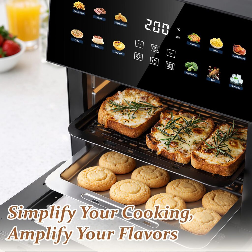 Ludatido Upgraded 12QT Air Fryer Oven, 8-in-1 Toaster Oven Combo, Presets, Family Size Countertop Oven, Baking Racks Gloves, Roast Bake Air Fry, Easy to Clean Ludatido Upgraded 12QT Air Fryer Oven, 8-in-1 Toaster Oven Combo, Presets, Family Size Countertop Oven, Baking Racks Gloves, Roast Bake Air Fry, Easy to Clean