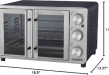 Courant French Door Convection Toaster Oven & Broiler, Bake Broil Toast Oven, Fits 9×13’’ Aluminum Baking Pan, 6-Slices, 10’’ Pizza, Convection Oven – Stainless Steel review Courant French Door Convection Toaster Oven & Broiler, Bake Broil Toast Oven, Fits 9x13’’ Aluminum Baking Pan, 6-Slices, 10’’ Pizza, Convection Oven - Stainless Steel review