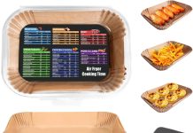 200PCS Air Fryer Liners Disposable: Round review 200PCS Air Fryer Liners Disposable: Round Inch Non-Stick Airfryer Paper Liners - Food Grade Parchment Paper for QT
