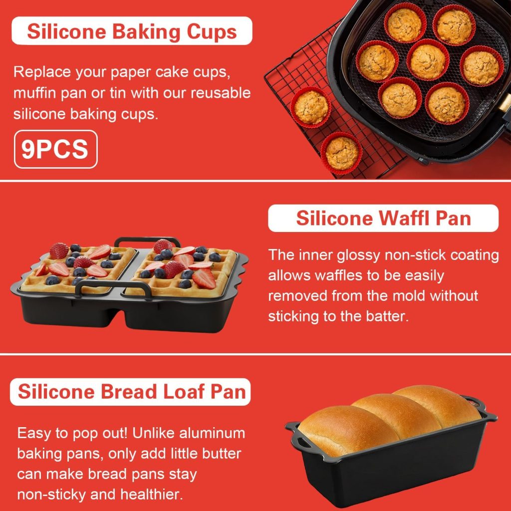 Product Name: Air Fryer Accessories for Cosori TurboBlaze review | Air Fryer Reviews Air Fryer Accessories for Cosori TurboBlaze Qt | 5.8 QT | 6.5 Qt