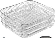 Product Name: BYKITCHEN 8 inch Square Air Fryer Rack for Cosori,Ninja,Gourmia Airfryer review BYKITCHEN inch Square Air Fryer Rack for Cosori,Ninja,Gourmia Airfryer